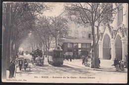 06 - Nice - Avenue De La Gare - Notre Dame - Transport Aérien - Aéroport