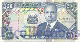 KENYA 20 SHILLINGS 1993 PICK 31a UNC - Kenya