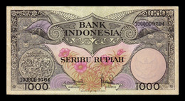 Indonesia 1000 Rupiah 1959 Pick 71a EBC+ XF+ - Indonésie