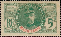Mauritanie Mauritania - 4 - 1906 - Général Faidherbe - 5c - Oblitéré - Mauritania (1960-...)
