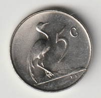 SOUTH AFRICA 1967: 5 Cents, KM 67.1 - Zuid-Afrika