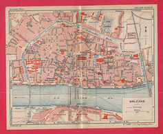 CARTE PLAN 1934 - ORLÉANS - Topographical Maps