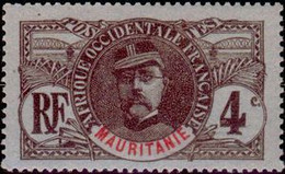 Mauritanie Mauritania - 19 - 1913 - Marchands Traversant Le Désert ( Première Série ) - 4c - Oblitéré - Mauritania (1960-...)