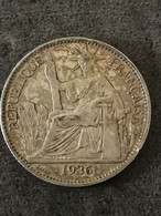 50 CENTIMES 1936 INDOCHINE ARGENT FRANCE / INDOCHINA SILVER - French Indochina