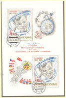 TSCHECHOSLOWAKEI 1981 20. Jahrestag Des Ersten Bemannten Weltraumfluges Block M EST - Used Stamps