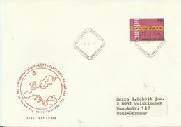 Finnland Cv Fdc 1971 Europa - Lettres & Documents