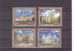 Romania 2021 Iasi Palaces 4v,USED FULL SET. - Gebraucht