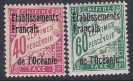 Océanie Taxe N° 5 / 6  X  Les 2 Valeurs  Trace De Charnière Sinon TB5 - Postage Due