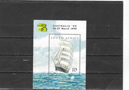 AFRICA DEL SUR Nº HB 71  CHARNELA - Blocks & Sheetlets