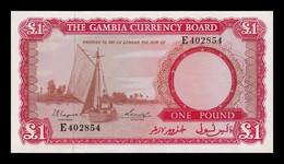 Gambia 1 Pound 1965-1970 Pick 2 SC- AUNC - Gambia