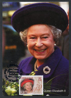 GIBRALTAR (2022) Carte Maximum Card - Platinum Jubilee Queen Elizabeth II Coronation Crown, Reine, Reina, Königin - Gibraltar