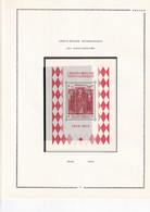 Monaco - Collection BF N°7/58A Sur Feuilles MOC - Neufs ** Sans Charnière - TB - Collections, Lots & Séries