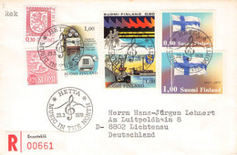 FINLAND - REGISTERED MAIL 1978 HETTA > LICHTENAU/DE / PR209 - Cartas & Documentos