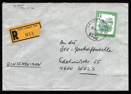 Österreich: 1982, Einschreibe Fernbrief In EF, Mi. Nr. 1711, Freimarke: 14 S. Riezlern, Tagesstpl. LANDECK-TIROL - 1971-80 Cartas