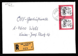 Österreich: 1975, Einschreibe Fernbrief In MeF, Mi. Nr. 1477, Freimarke: 6 S. Lindauer Hütte, Tagesstpl. INNSBRUCK-NEUAR - 1971-80 Cartas