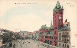 CPA Suisse - Basel - Markplatz Mit Rathaus - Sonstige & Ohne Zuordnung