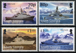 South Georgia & S Sandwich Isl 2020 MNH Navy Ships Stamps HMS Forth 4v Set - Géorgie Du Sud