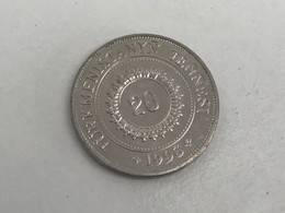 Münze Münzen Umlaufmünze Turkmenistan 20 Tenge 1993 - Turkmenistan