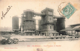 CPA St Dizier - Hauts Fourneaux De Marnaval - Librairie Jeanne D'arc - Industrial