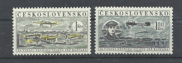 CHECOSLOVAQUIA    YVERT  AEREO  47/48    MNH  ** - Corréo Aéreo