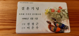 Phonecard South Korea - Text - Corée Du Sud