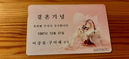 Phonecard South Korea - Text - Corée Du Sud