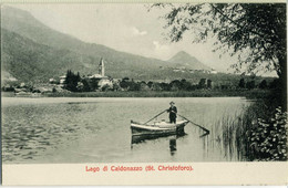 ST. CHRISTOFORO  PERGINE VALSUGANA SAN CRISTOFORO AL LAGO  LAGO DI CALDONAZZO TRENTO Annullo Ambulante Primolano-Trient - Trento