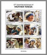 SIERRA LEONE 2022 MNH Mother Teresa Mutter Teresa Mere Teresa M/S - OFFICIAL ISSUE - DHQ2238 - Mutter Teresa