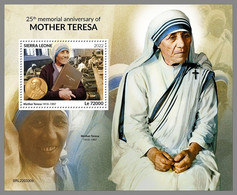 SIERRA LEONE 2022 MNH Mother Teresa Mutter Teresa Mere Teresa S/S - OFFICIAL ISSUE - DHQ2238 - Madre Teresa