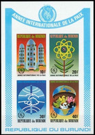 BL122A**(950/53ND/OG) - Année International De La Paix / Internationaal Vredesjaar / Internationales Jahr Des Friedens - Atom