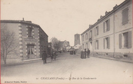 VENDEE CHALLANS LA RUE DE LA GENDARMERIE - Challans