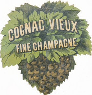 COGNAC VIEUX   FINE CHAMPAGNE   11 X 10   CM - Alcoholen & Sterke Drank