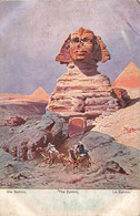 CPA The Sphinx - Die Sphinx - Le Sphinx - Aeggypten - Printed In Germany - Other & Unclassified