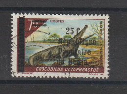 Bénin Crocodile Dahomey 271 Surchargé 25 Sur 70 Oblit. Used - Bénin – Dahomey (1960-...)