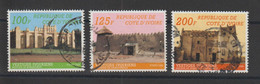 Cote D'Ivoire 1985 Vestiges 710A-710C Série 3 Val Oblit. Used - Ivory Coast (1960-...)