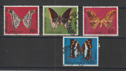 Cote D'Ivoire 1977 Série Papillons 440A-D 4 Val Oblit/used - Ivory Coast (1960-...)