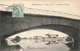CPA Lerouville - Canal De L'est - Depot Des Carrieres - Papeterie Lorraine - Lerouville