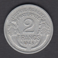 France 2 Francs 1945 Frankreich #1876 - 2 Francs