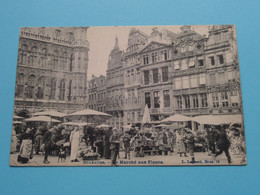 Le Marché Aux Fleurs > Bruxelles ( Edit. : L. Lagaert Brux 36 ) Anno 1908 ( Zie / Voir Scans ) ! - Markten