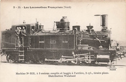 CPA Les Locomotives Francaises - Nord - Machine N° 3121 - Treinen