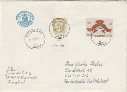 FINLANDIA - FINLAND - SUOMI - 1980 - Kouvolan Postimerkkikerho 1945 - Viaggiata Da Kouvola Per Eutin, Germany - Briefe U. Dokumente