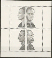 Martin Mörck. Denmark 2001. Int. Stamp Exhibition HAFNIA'01, Copenhagen . Blackprint. Michel 1287-90 MNH - Ensayos & Reimpresiones