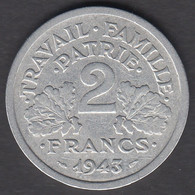 France 2 Francs 1943 Frankreich #1884 - 2 Francs