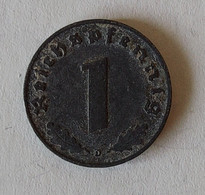 Germany 1 Reichspfennig 1942 D WWII Deutschland Allemagne #1890 - 1 Reichspfennig