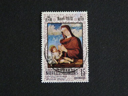 NOUVELLES NEW HEBRIDES YT 300 OBLITERE - NOEL CHRISTMAS VIERGE A ENFANT GIOVANNI BELLINI - Used Stamps