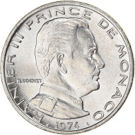 Monnaie, Monaco, Rainier III, 1/2 Franc, 1974, SPL, Nickel, Gadoury:MC 149 - 1960-2001 Nouveaux Francs