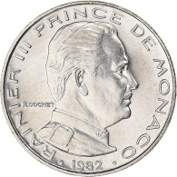 Monnaie, Monaco, Rainier III, 1/2 Franc, 1982, SPL, Nickel, Gadoury:MC 149 - 1960-2001 Nouveaux Francs