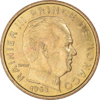 Monnaie, Monaco, Rainier III, 10 Centimes, 1962, SPL, Bronze-Aluminium - 1960-2001 Nouveaux Francs