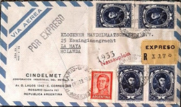 Argentina , 1969 , Cindelmet Corporation Industrial Del Metal , EXPRESO Label , Nassauplein Postmark - Brieven En Documenten
