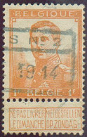 1Fr. PELLENS Obl. Télégraphique Bleue 1914 - 20145 - 1912 Pellens